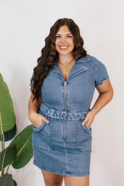 Blue Jean Beauty Dress - Macoma Boutique250 Dresses