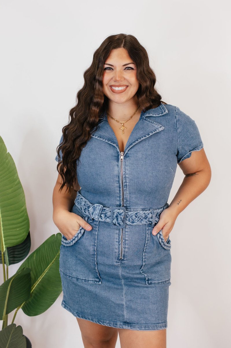 Blue Jean Beauty Dress - Macoma Boutique250 Dresses