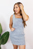 Blue Spark Dress - Reg/Curvy - FINAL SALE - Macoma Boutique250 Dresses