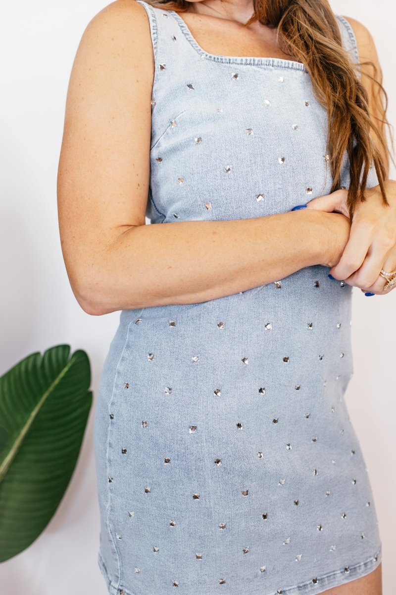 Blue Spark Dress - Reg/Curvy - FINAL SALE - Macoma Boutique250 Dresses