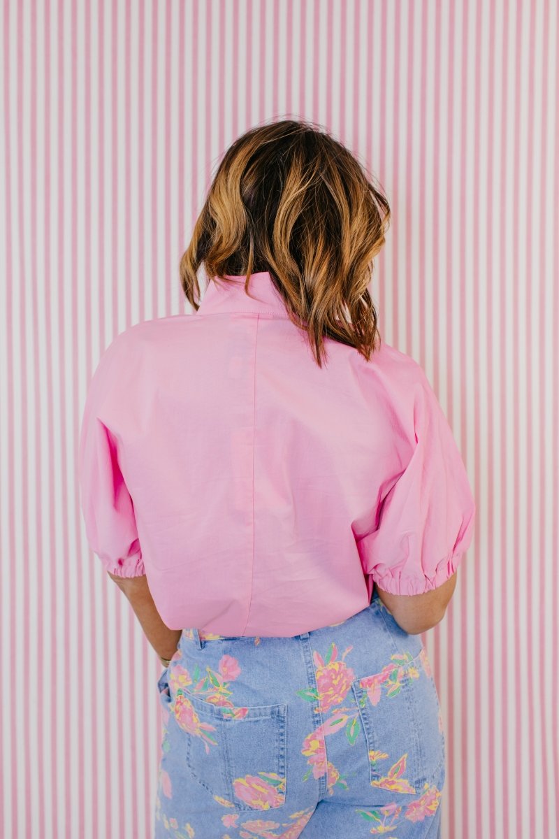 Blushing Beauty Top - Reg & Curvy - Macoma Boutique100 Short Sleeve