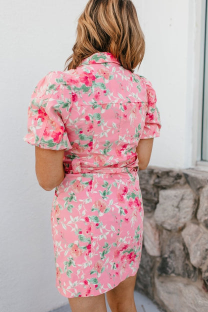 Blushing Floral Dress - Macoma Boutique250 Dresses