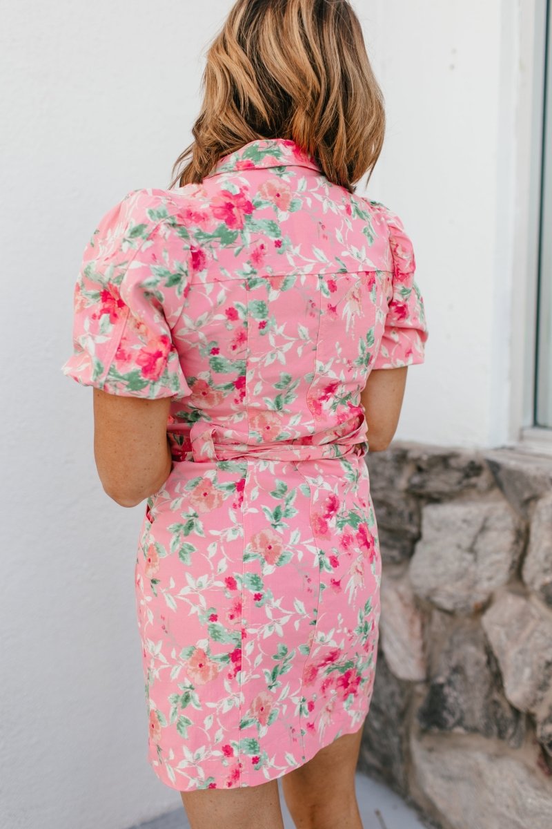 Blushing Floral Dress - Macoma Boutique250 Dresses