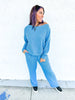 Boat Neck Corded Pullover - Reg/Curvy - FINAL SALE - Macoma Boutique130 Sweaters