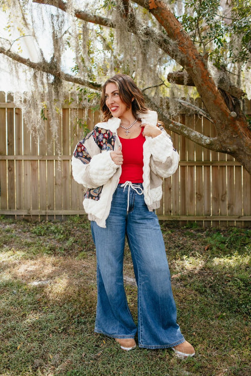 Boho Bold Quilted Jacket - Macoma Boutique240 Jackets/Blazers