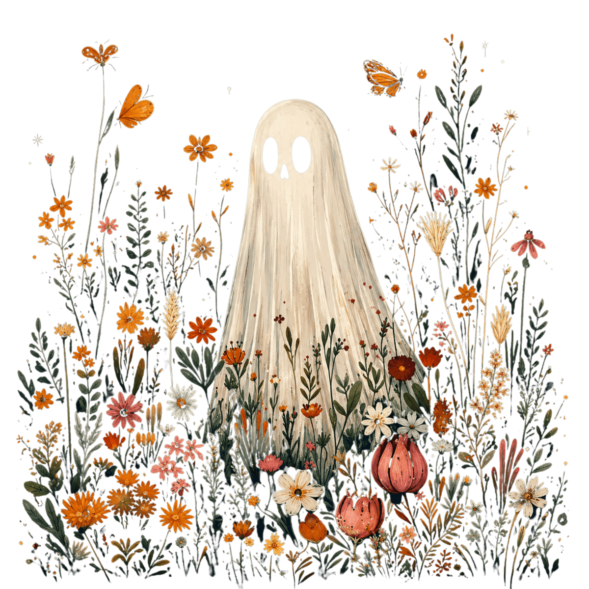 Boho Ghost Graphic Tee - FINAL SALE - Macoma Boutique555 Presales