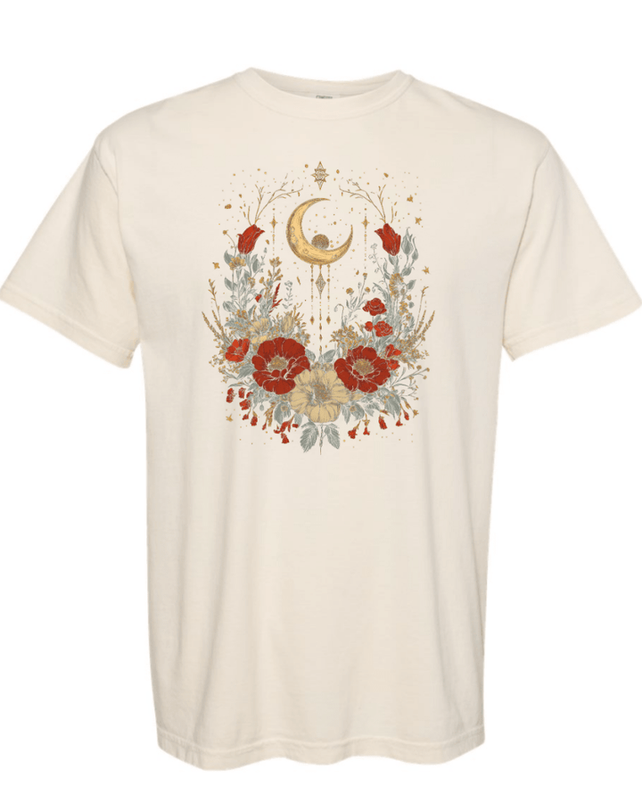 Boho Moon Graphic Tee - FINAL SALE - Macoma Boutique555 Presales
