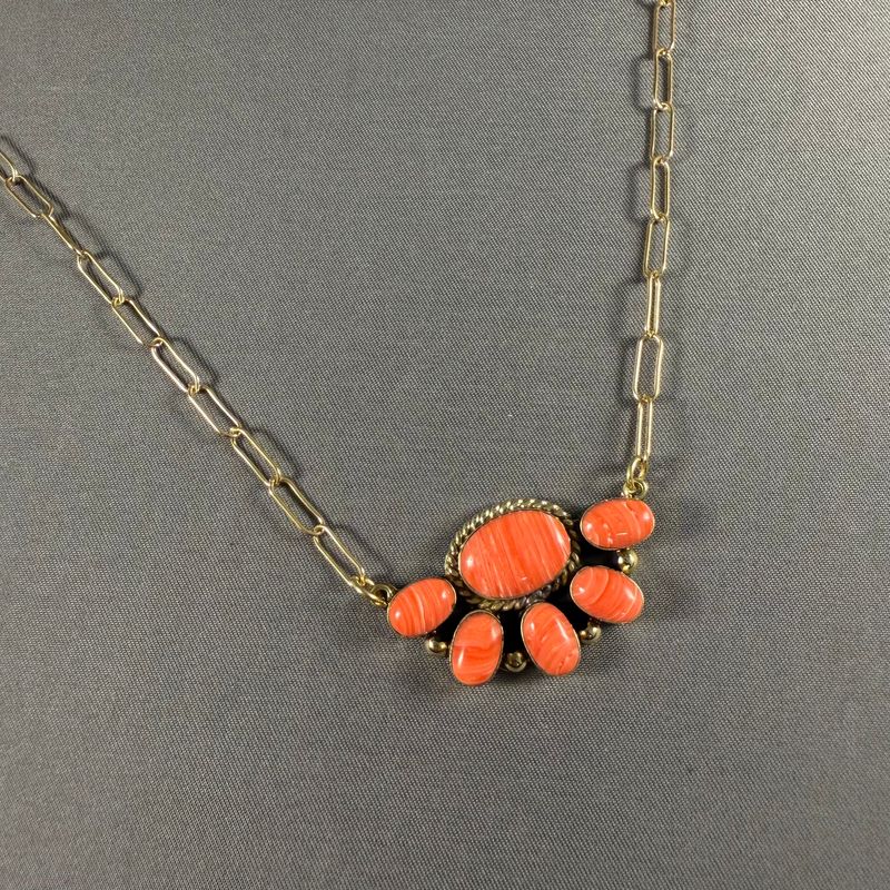 Boho Sol Coral Crush Statement Necklace - Macoma Boutique315 Jewelry
