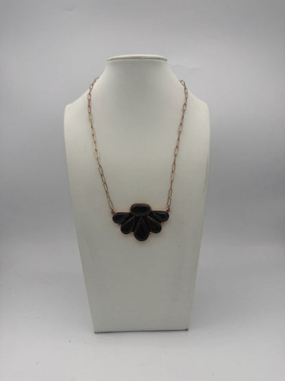 Boho Sol: Cowgirl At Heart Necklace In Black - Macoma Boutique315 Jewelry