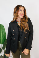 Boss Babe Blazer in Black - Macoma Boutique240 Jackets/Blazers