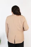 Boss Babe Blazer in Coco - Macoma Boutique240 Jackets/Blazers