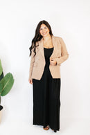 Boss Babe Blazer in Coco - Macoma Boutique240 Jackets/Blazers