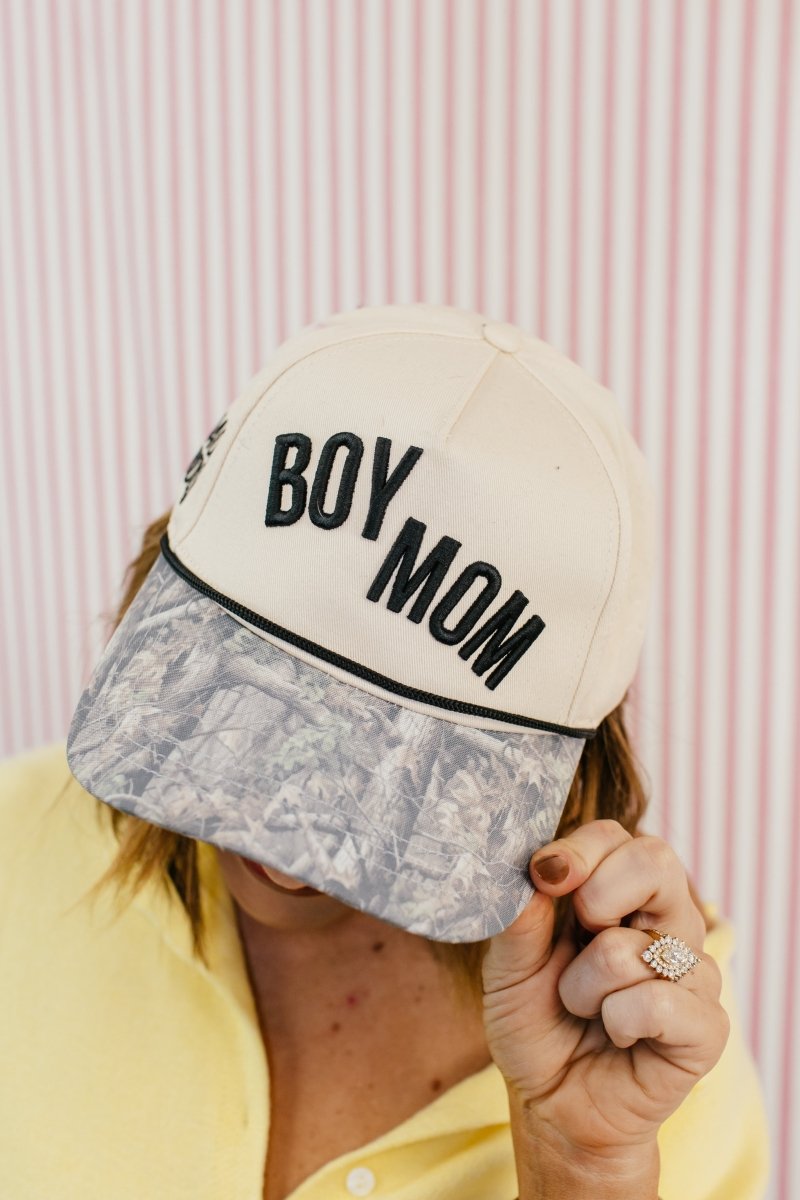 Boy Mom Camo Hat - Macoma Boutique310 Accessories/Jewelry