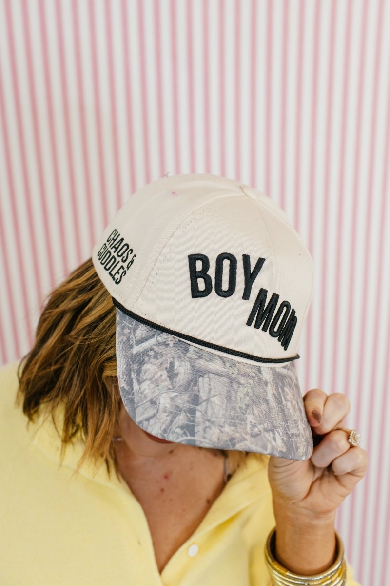 Boy Mom Camo Hat - Macoma Boutique310 Accessories/Jewelry