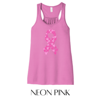 Breast Cancer Ribbon Graphic Tank Top - FINAL SALE