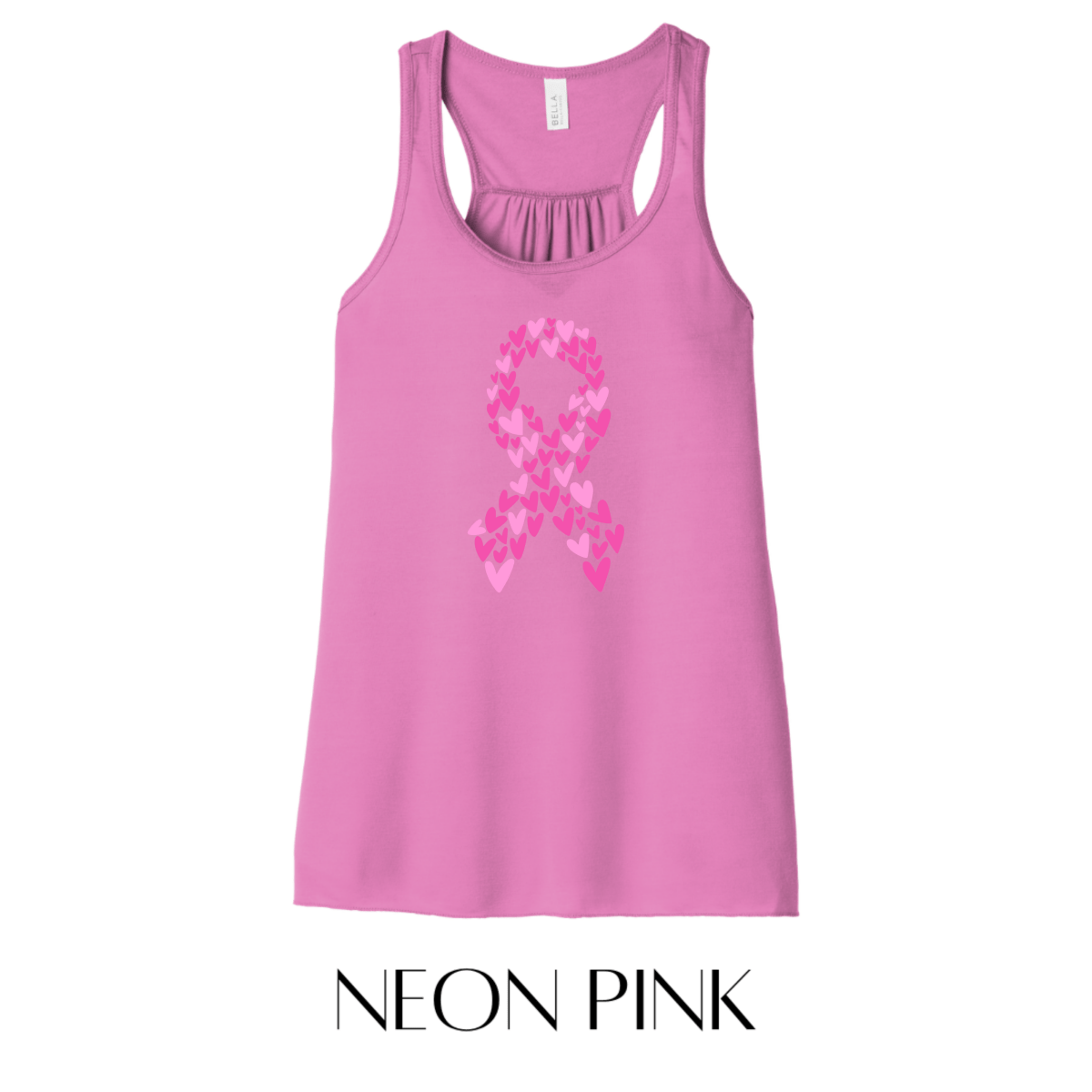Breast Cancer Ribbon Graphic Tank Top - FINAL SALE - Macoma Boutique555 Presales