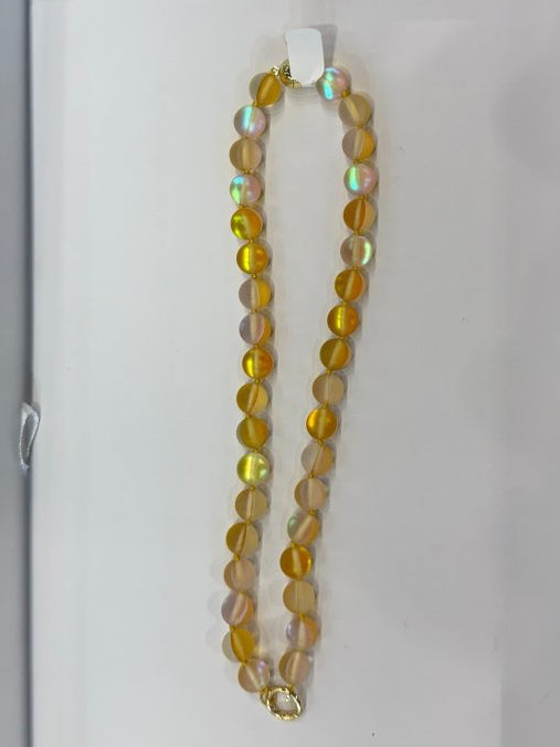 Bright Idea 10MM Necklace in Citrus - Macoma Boutique315 Jewelry