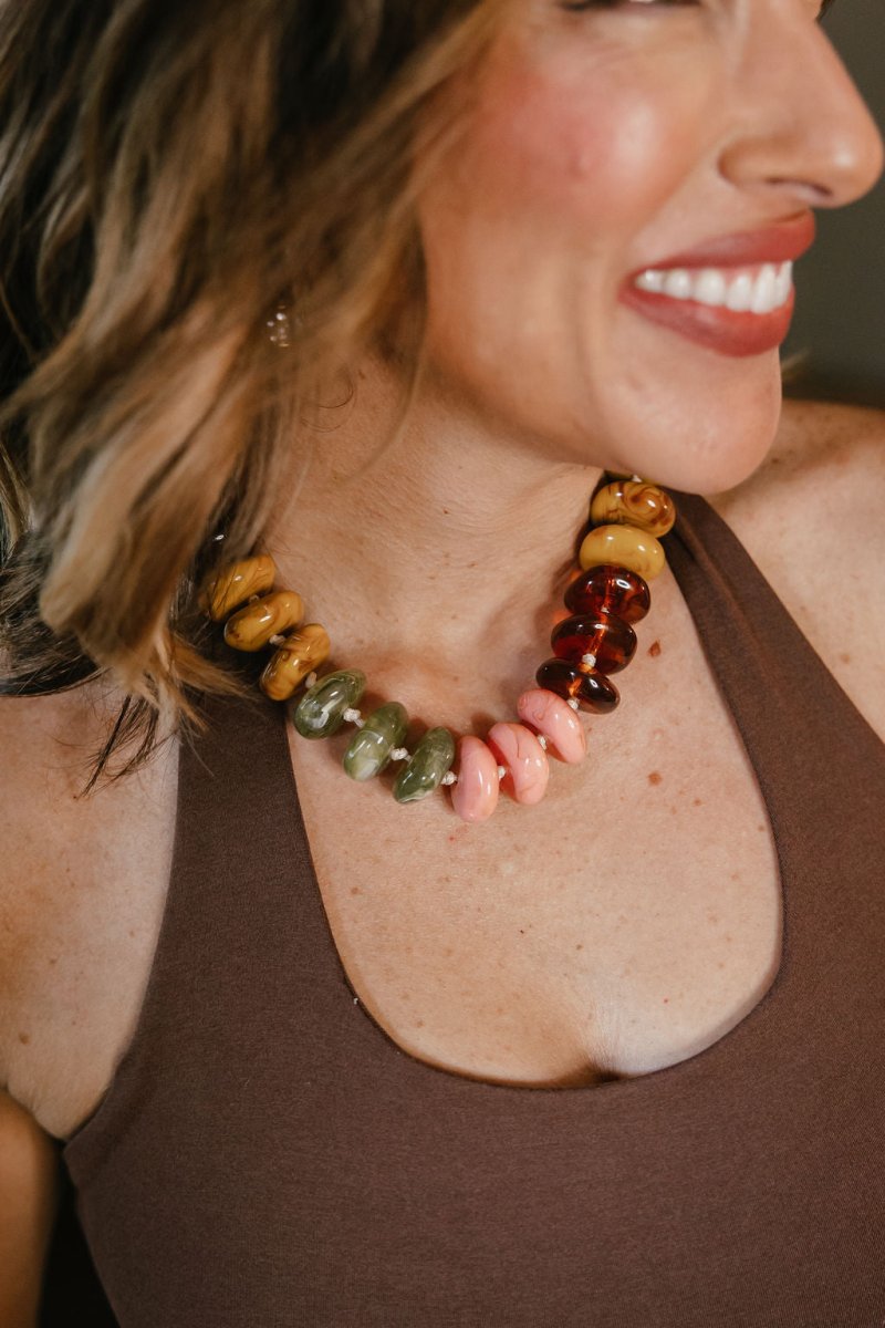 Bright Side Necklace In Rustic Orchard - Macoma Boutique315 Jewelry