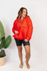 Bright Side Puffer Jacket In Red - Reg & Curvy - Macoma Boutique240 Jackets/Blazers
