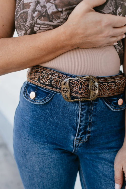 Brown Belt - Macoma Boutique310 Accessories/Jewelry