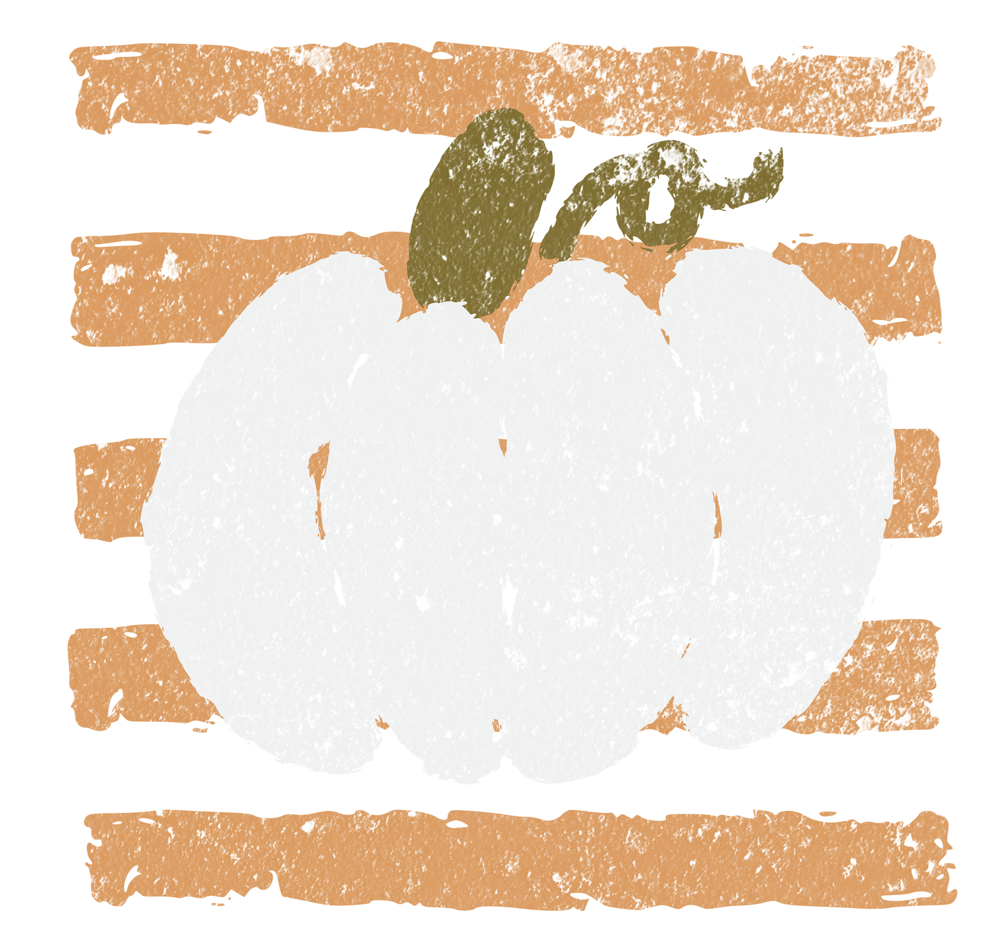 Brushed Pumpkin Graphic Long Sleeve Tee - FINAL SALE