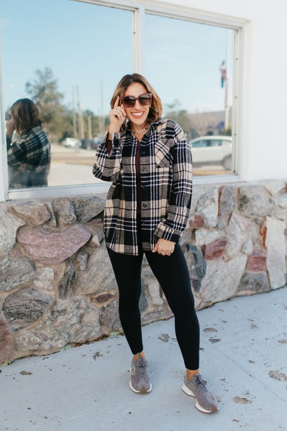 Cabin Comfort Top In Beige - Macoma Boutique120 Long Sleeve