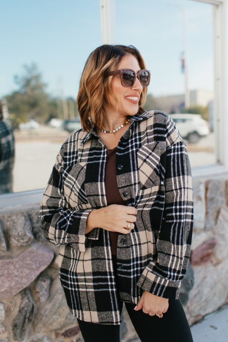 Cabin Comfort Top In Beige - Macoma Boutique120 Long Sleeve