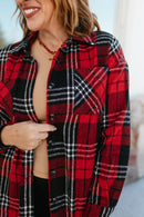 Cabin Comfort Top In Red - Macoma Boutique120 Long Sleeve