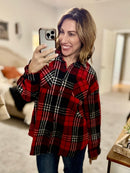 Cabin Comfort Top In Red - Macoma Boutique120 Long Sleeve