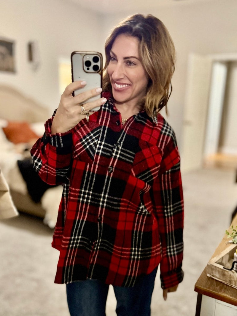 Cabin Comfort Top In Red