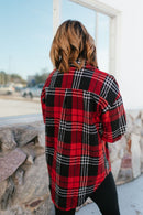 Cabin Comfort Top In Red - Macoma Boutique120 Long Sleeve