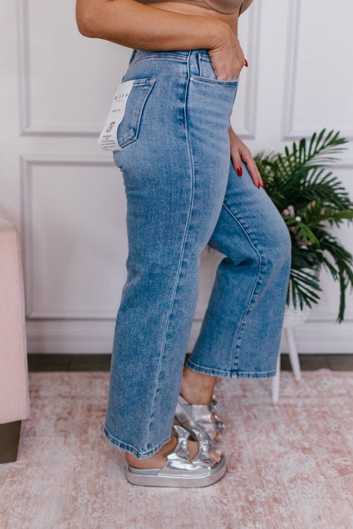 Can't Stop The Crop Jeans - Reg/Curvy - Macoma Boutique170 Denim