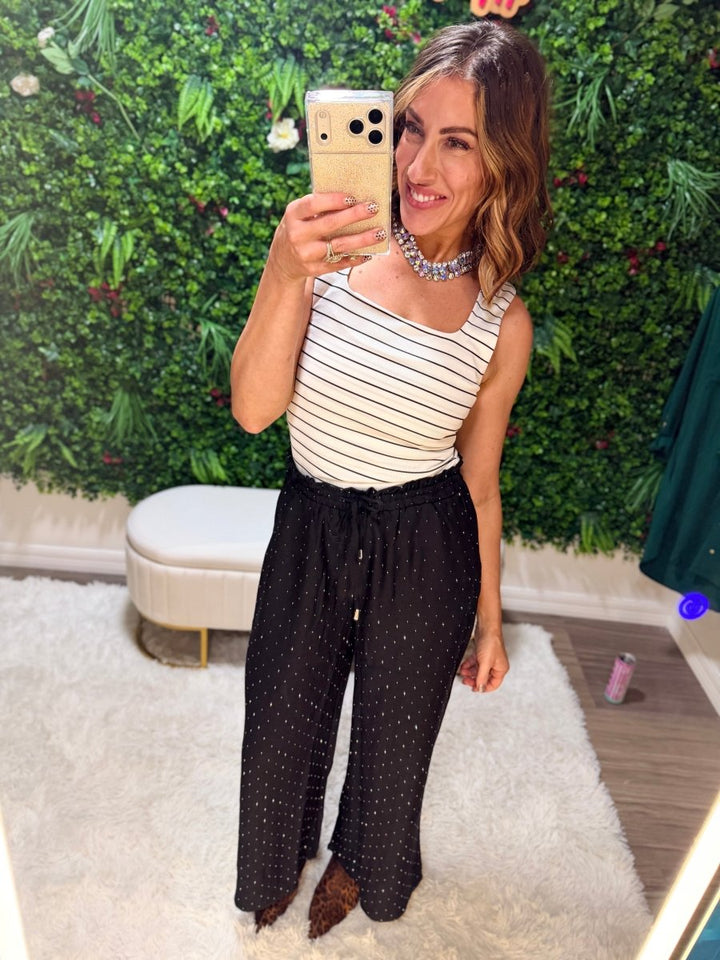Center Stage Pants In Black - Reg & Curvy - Macoma Boutique210 Other Bottoms