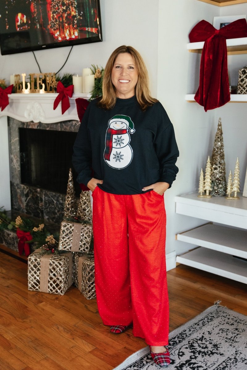 Center Stage Pants In Red - Reg & Curvy - Macoma Boutique210 Other Bottoms