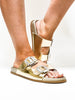 Champagne Stellar Sandals - FINAL SALE - Macoma Boutique304 Sandals