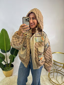 Change of Pattern Quilted Jacket - Macoma Boutique230 Outerwear