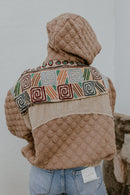 Change of Pattern Quilted Jacket - Macoma Boutique230 Outerwear