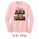 Chasing Jesus & Toddlers Long Sleeve Graphic Tee - FINAL SALE - Macoma Boutique555 Presales