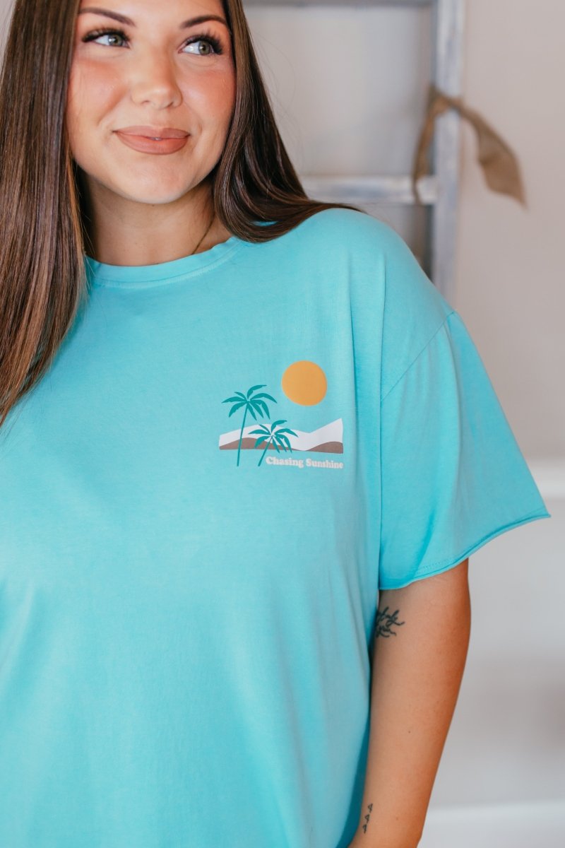 Chasing Sunshine Tee - Reg & Curvy - Macoma Boutique140 Graphic Tees