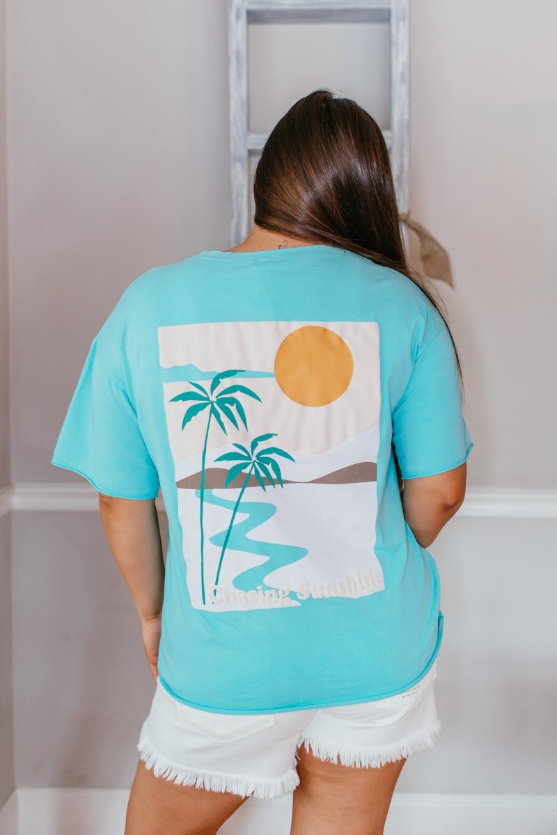 Chasing Sunshine Tee - Reg & Curvy - Macoma Boutique140 Graphic Tees