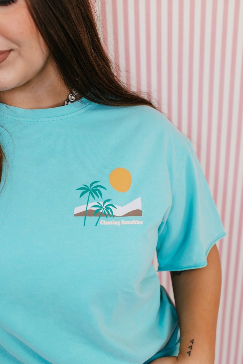 Chasing Sunshine Tee - Reg & Curvy - Macoma Boutique140 Graphic Tees