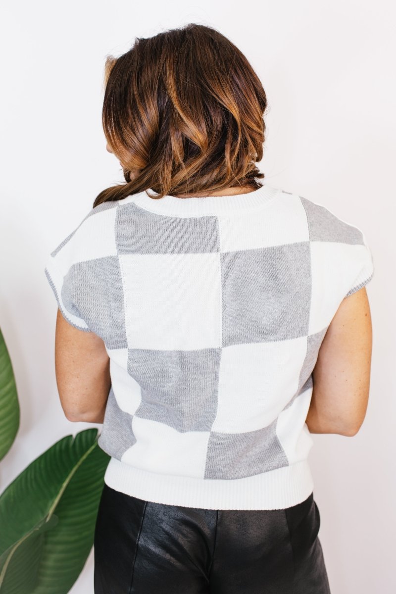 Check Please Top - Macoma Boutique100 Short Sleeve