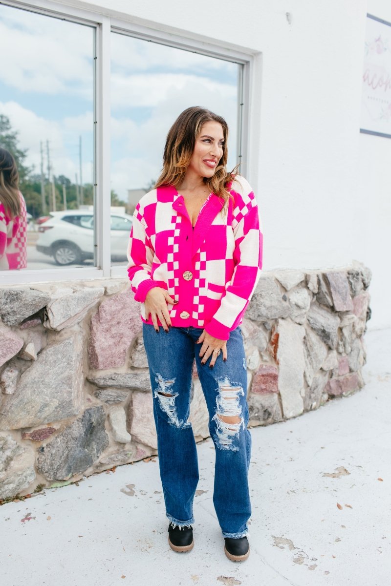 Check Yourself Cardigan - Macoma Boutique220 Cardigans/Kimonos