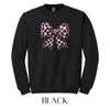 Checkers and Bows Graphic Pullover - FINAL SALE - Macoma Boutique555 Presales