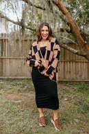 Checkmate Cardigan - Macoma Boutique220 Cardigans/Kimonos