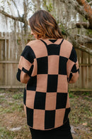 Checkmate Cardigan - Macoma Boutique220 Cardigans/Kimonos