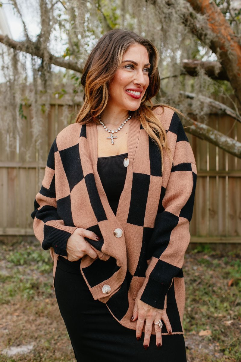 Checkmate Cardigan