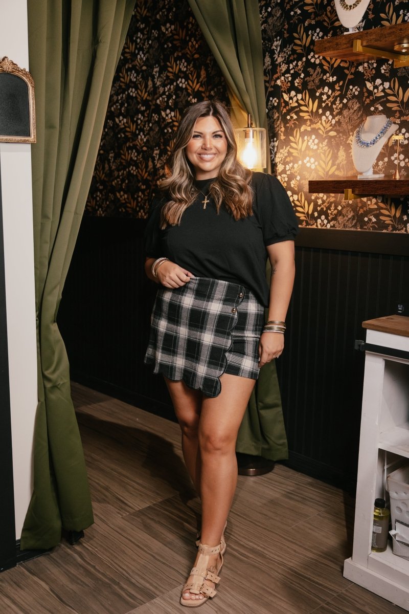 Checkmate Skort - Macoma Boutique200 Skirts