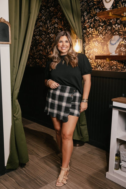 Checkmate Skort - Macoma Boutique200 Skirts