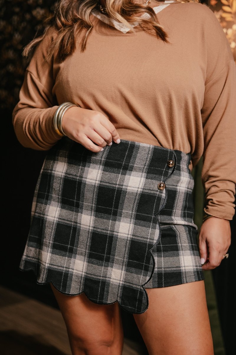 Checkmate Skort - Macoma Boutique200 Skirts